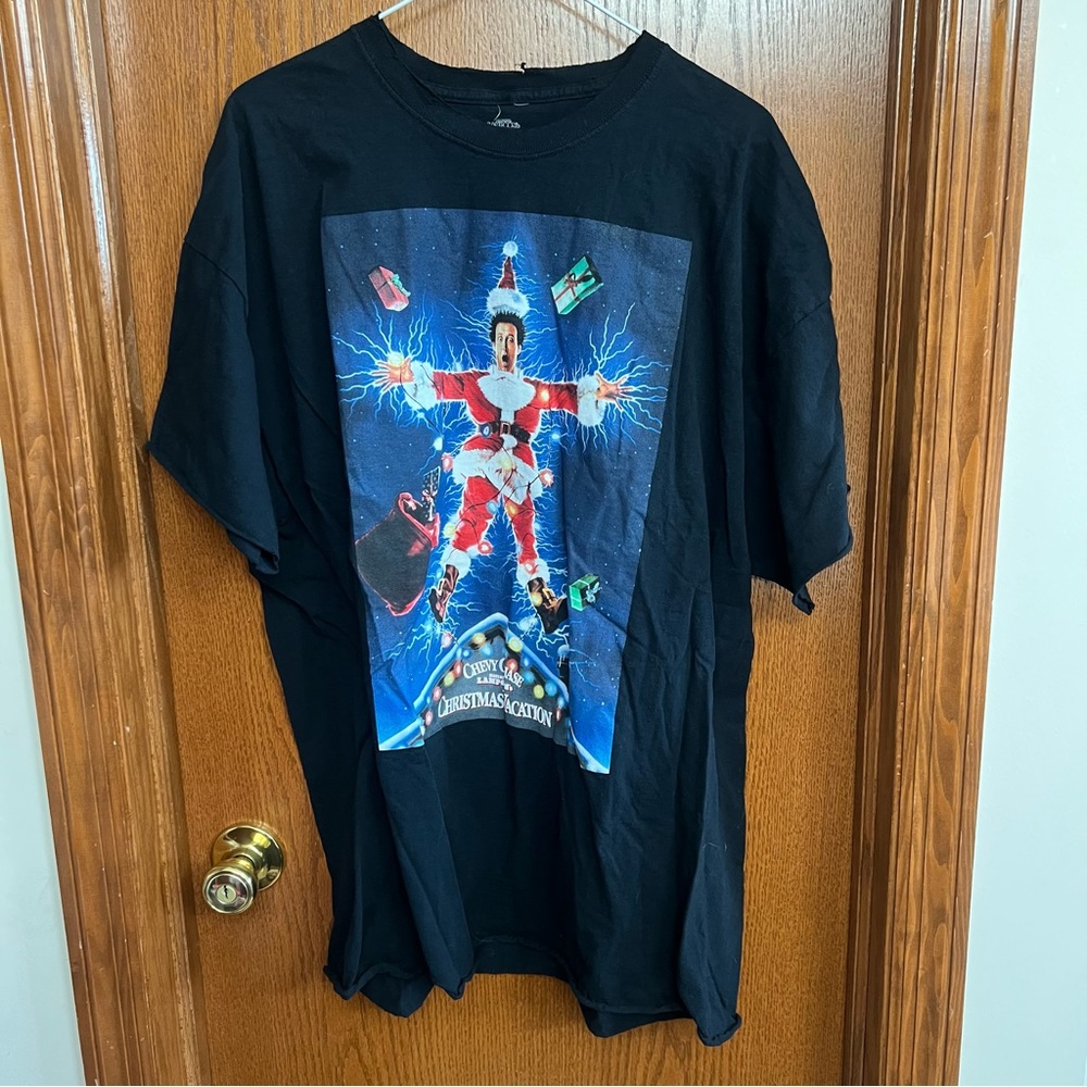 National Lampoon’s Christmas Vacation Black T-shirt Size XXL